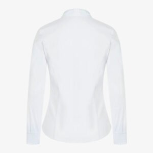 Unique Latest Women Solid Round Neck Cotton Shirt