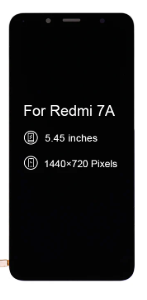 MI 7A model combo display